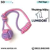  Đồ chơi Lumidori Handle Ball 2 Knot Rope Toys - Banh có tay cầm rút giữa SONICE. 