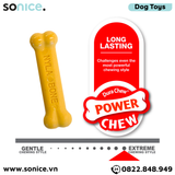  Đồ chơi Nylabone Puppy Chews Teething & Active Chewing Bone Chicken & Peanut Butter Flavor Toys - Vị thịt gà và bơ đậu phộng, cho chó con < 7kg SONICE. 