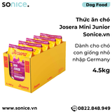  Thức ăn chó Josera Mini Junior 4.5kg - chó con giống nhỏ nhập Germany SONICE. 