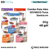  Combo Pate mèo JOYNECO Tuna 60g - 48 gói SONICE. 