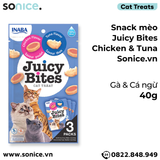  Snack mèo Juicy Bites Chicken & Tuna - 40g SONICE. 