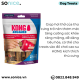  Treats Kong Ziggies Chicken Recipe Large Size 227g - Cho chó >7kg, hỗ trợ huấn luyện, chăm sóc răng miệng cho chó con SONICE. 