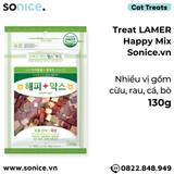  Treat LAMER Happy Mix 130g - nhiều vị cừu, rau, cá, bò SONICE. 