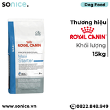  Thức ăn chó Royal Canin Maxi Starter Mother & BabyDog 15kg - Chó mẹ mang thai & chó con < 2 tháng SONICE. 