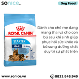  Thức ăn chó Royal Canin Maxi Starter Mother & BabyDog 4kg - Chó mẹ mang thai & chó con < 2 tháng SONICE. 