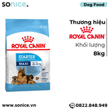  Thức ăn chó Royal Canin Maxi Starter Mother & BabyDog 8kg - Chó mẹ mang thai & chó con < 2 tháng SONICE. 