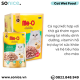  Pate Me-o Delite Tuna with Chicken Jelly 70g - Hộp 12 gói SONICE. 