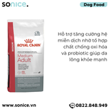  Thức ăn chó Royal Canin MEDIUM ADULT 16kg SONICE. 