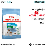  Thức ăn chó Royal Canin Mini Starter Mother & BabyDog 3kg - Chó mẹ mang thai & chó con < 2 tháng SONICE. 