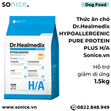  Thức ăn chó Dr.Healmedix Hypoallergenic Pure Protein Plus H/A 1.5kg - Hỗ trợ giảm dị ứng SONICE. 