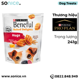  Treats Purina Beneful Baked Delights Hugs with Beef & Cheese Flavor 241g - Vị Bò và Phô mai SONICE. 