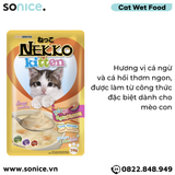  Pate mèo NEKKO Kitten Tuna & Salmon 70g - 1 hộp 12 gói SONICE. 