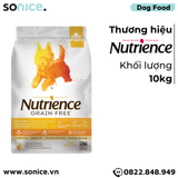  Thức ăn chó Nutrience Grain Free Thịt gà cá trích rau củ 10kg SONICE. 