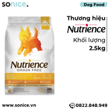  Thức ăn chó Nutrience Grain Free Thịt gà cá trích rau củ 2.5kg SONICE. 