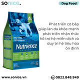  Thức ăn chó Nutrience Original thịt gà rau củ 5kg - Giống nhỏ chó con SONICE. 