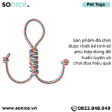  Đồ chơi Lumidori Cottonblend 2 Knot Rope Toys - Dây gặm hai râu rút SONICE. 