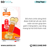  Đồ chơi Nylabone Dental Chews Plaque & Tartar Bacon Flavor Toys Small Size - Vị thịt xông khói, cho chó < 11kg SONICE. 