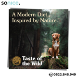  Thức ăn chó Taste Of The Wild Pacific Stream 6kg - Smoked Salmon, Cá Hồi Xông Khói - mọi lứa tuổi nhập USA SONICE. 