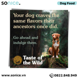  Thức ăn chó Taste Of The Wild Pacific Stream PUPPY 2kg - Smoked Salmon, Cá Hồi Xông Khói - chuyên chó con nhập USA SONICE. 