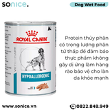  Pate chó Royal Canin Hypoallergenic Canin Loaf 400g - Hỗ trợ dị ứng SONICE. 