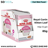  Combo Pate mèo Royal Canin Kitten Jelly, Gravy, Loaf - 36 gói SONICE. 