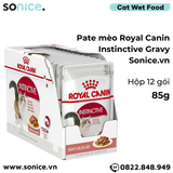  Pate mèo Royal Canin Instinctive Gravy 85g - Hộp 12 gói 