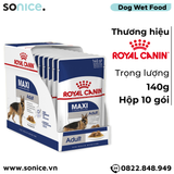  Pate chó Royal Canin Maxi Adult - Gravy 1 hộp 10 gói SONICE. 