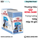  Pate chó Royal Canin Maxi Puppy - Gravy 1 hộp 10 gói SONICE. 