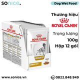  Pate chó Royal Canin Urinary Canine S/O Gravy 100g - Hộp 12 gói - Hỗ trợ trị sỏi bàng quang SONICE. 