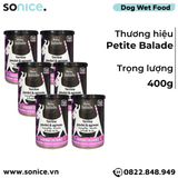  Combo Pate chó Petite Balade Chicken & Lamb 400g - 6 lon - Thịt gà và cừu SONICE. 