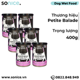  Combo Pate chó Petite Balade Chicken & Lamb 400g - 24 lon - Thịt gà và cừu SONICE. 