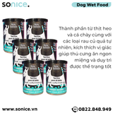  Combo Pate chó Petite Balade Pork & Monkfish 400g - 6 lon - Thịt heo và cá chày SONICE. 