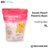  Cát vệ sinh PetsMix Bean - 7L - Cát Đậu SONICE. 