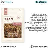  Treats chó Petsmix Duck Wing Chew 400g - cánh vịt sấy dog treats SONICE. 