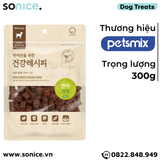  Treats mixer Cube Petsmix Salmon 300g Korea - Cá hồi, có thể mix với hạt, hỗ trợ tiêu hoá, xương khớp, dưỡng da lông SONICE. 