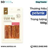  Treat chó Petsmix Soft Chicken Slice 100g - thịt gà lát dog treats SONICE. 