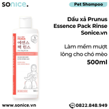  Dầu xả Prunus Essence Pack Rinse 500ml - Làm mềm mượt lông cho chó mèo SONICE. 