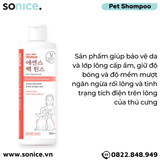  Dầu xả Prunus Essence Pack Rinse 500ml - Làm mềm mượt lông cho chó mèo SONICE. 