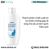  Dầu gội Prunus Premier Cat 400ml - Chuyên cho mèo SONICE. 