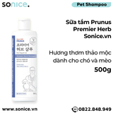  Sữa tắm Prunus Premier Herb 500g - Hương thơm thảo mộc SONICE. 