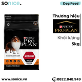  Thức ăn chó Purina PRO PLAN Medium Adult Chicken 5kg - chó trưởng thành giống vừa vị gà SONICE. 