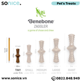  Combo 2 xương gặm Benebone Puppy Bacon & Maple Wood cho chó con vị thịt xông khói & gỗ cây phong SONICE. 