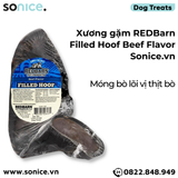  Xương gặm REDBarn Filled Hoof Beef Flavor - Móng bò lõi vị thịt bò bên trong SONICE. 