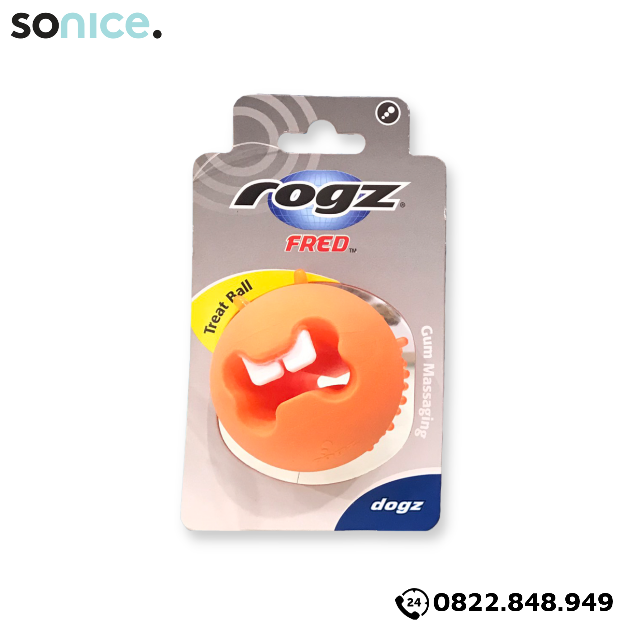  Đồ chơi Rogz Fred Treat Ball Toys - Có thể chứa treats SONICE. 