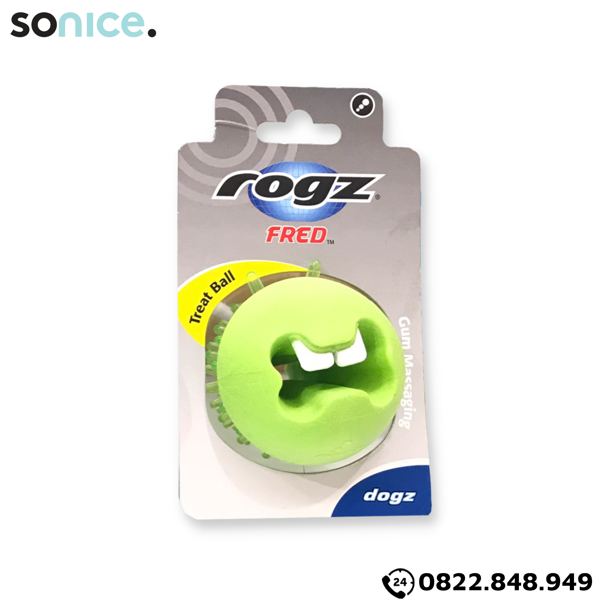  Đồ chơi Rogz Fred Treat Ball Toys - Có thể chứa treats SONICE. 