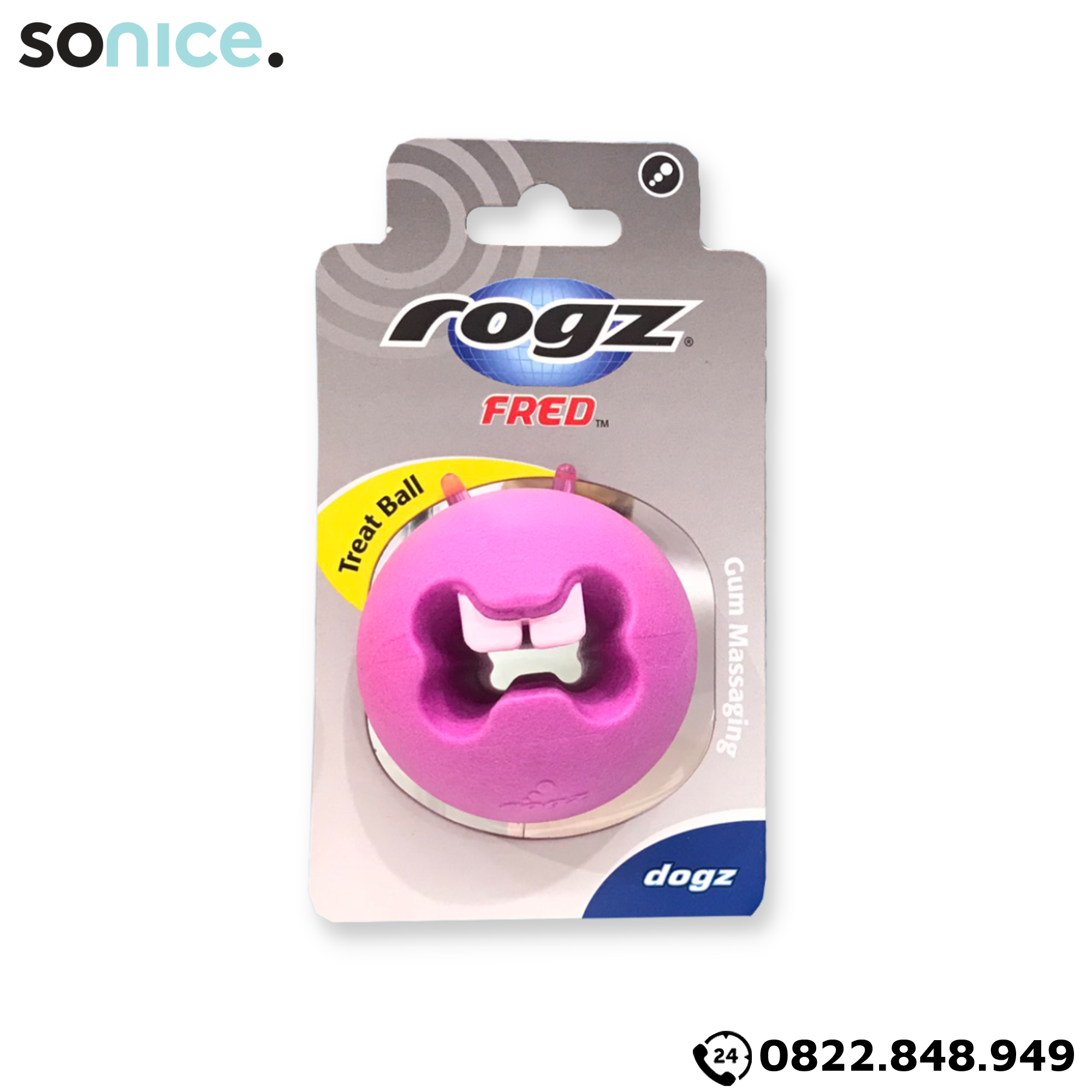  Đồ chơi Rogz Fred Treat Ball Toys - Có thể chứa treats SONICE. 