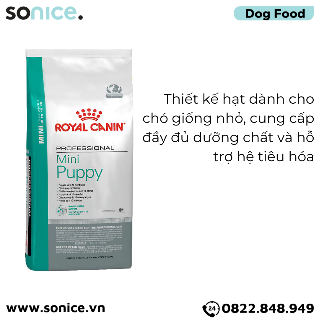  Thức ăn chó Royal Canin Mini Puppy - 15kg SONICE. 