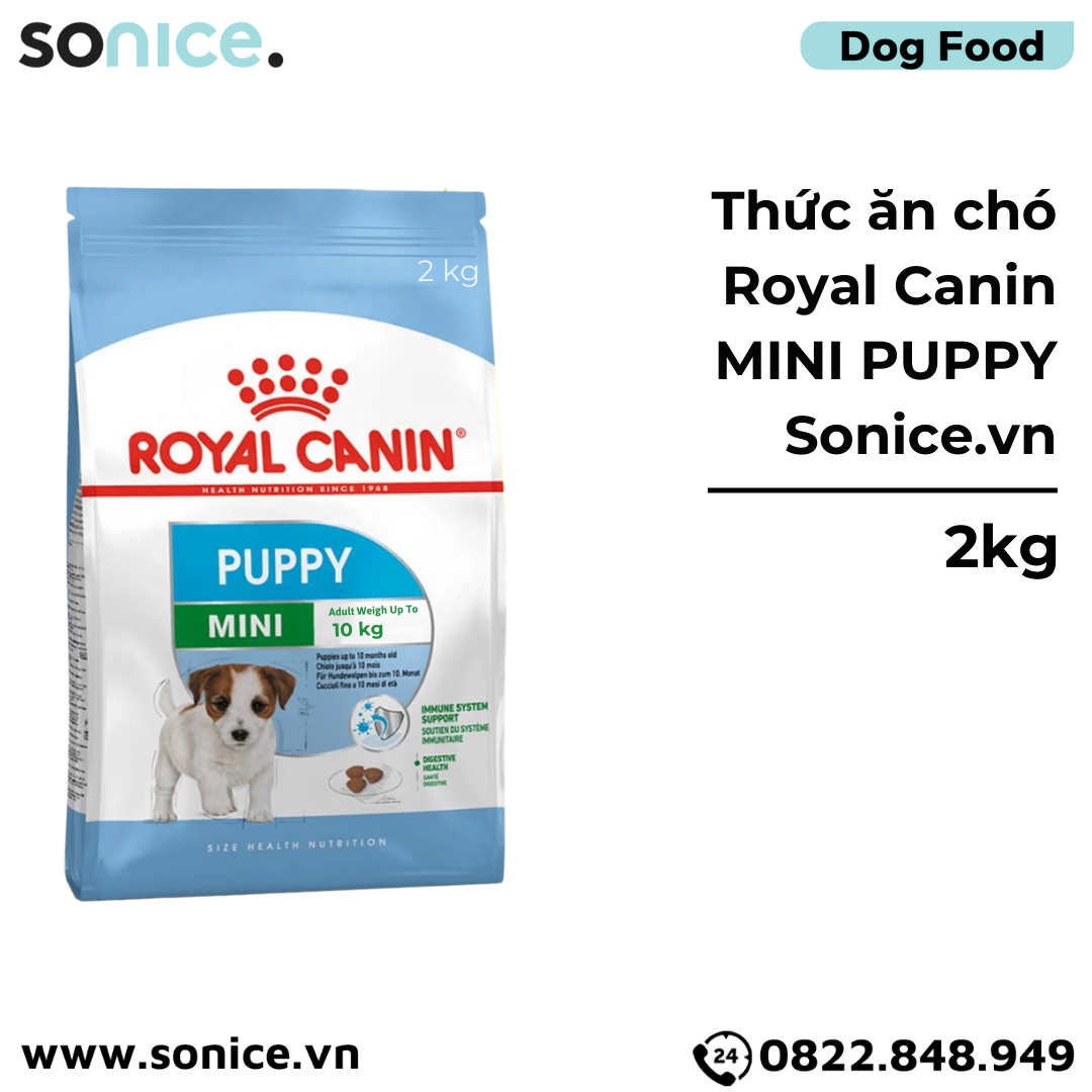  Thức ăn chó Royal Canin MINI PUPPY 2kg SONICE. 