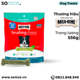  Treats Milk-Bone Brushing Chews Small 556g - 25 treats - xương gặm sạch răng thơm miệng bạc hà >10kg SONICE. 