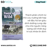  Thức ăn chó Taste Of The Wild Sierra Mountain 2kg - Roasted Lamb, Thịt Cừu Nướng - mọi lứa tuổi nhập USA SONICE. 